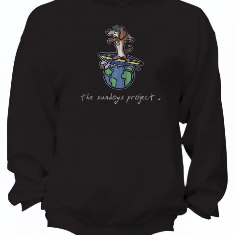 Sun Dogs Hoodie Black