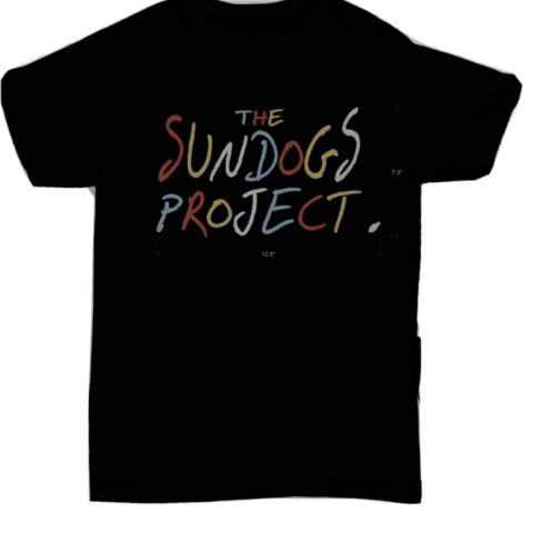 the sundogs project. black tee