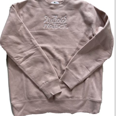 The Dusty Rose Crewneck stitched
