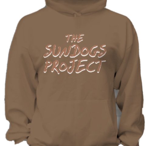 Gradient puff ink on hoodie