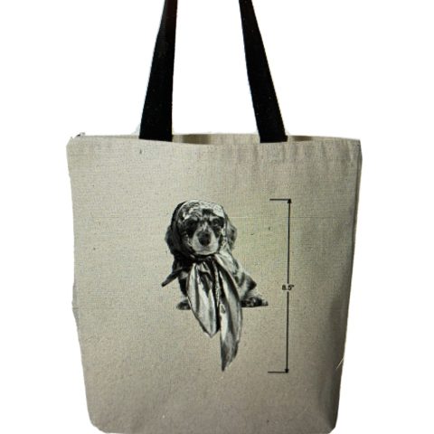 Canvas Bag with dog